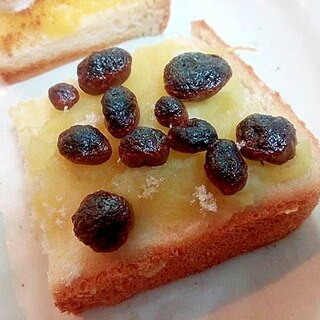 さつま芋と麦チョコと三温糖のトースト